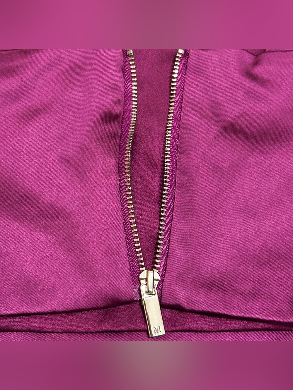 Marciano by Guess Chaya Satin Top in a vibrant magenta - Picture 6 of 8